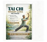 28-Day Tai Chi Walking Chart,Tai Chi for Seniors chart， 60 Workouts for Weight Loss & Flexibility, Spiral Bound Senior Exercise Book (5.7x8.3 Inch,)