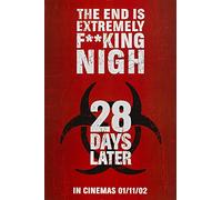 28 Days Later 2002 British Movie Film Retro Cinema Print Poster Wall Art Picture A4 +