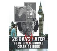 28 Days Later Dots Lines Swirls Coloring Book: 28 Days Later Stunning Diagonal-Dots-Swirls Activity Books For Adults, Tweens
