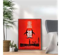 28 Days Later, Horror Movie Print, Scary Thriller Film Poster, A4 and A3 Size Frame Options Available,Great Home, Pub, Café, Bar Wall Art Print, House gift for horror lovers (A3 Print Only)