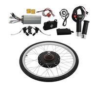 28" Electric Bike Conversion Kit, 48V 1000W Rear Wheel Electric Bicycle Motor Conversion Kit for E-bike Cycling Hub, 60km/h 40N. M, 440rpm, with Intelligent PAS Sensor, 36 Spoke, 7 Speed Flywheel