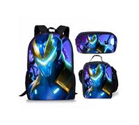 (28) Fortnite Game School Bag Backpack Lunch Bag Pencil Case 3PCS