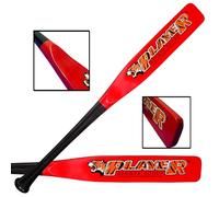28" High Grade-Pro Maple Flat Half Paddle Training Baseball & Softball Bat Lenght:28"/ Weight: 16 Oz/Flat Barrel: 2.50" for Youth & Adult Players in Red & Black by Player Sports Goods LLC