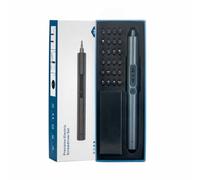 28-in-1 Cordless Electric Screwdriver Kit for Smartphone & Laptop Repair - Rechargeable 350mAh Lithium Battery, All-Metal Gearbox, 24 Mini Bits + Accessories