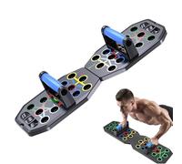 28-in-1 Foldable Push Up Board for Beginners - Colour-Coded Home Gym System with Training Guide, Perfect for Men & Women to Learn Correct Push-Up Form, Build Chest, Shoulder, Back & Arm Strength