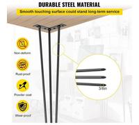 28 Inch-4 X Hairpin Legs Hair Pin Legs Set For Furniture Bench Desk Table