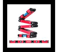 28 Inch Multi-Function Foldable Level, Measuring Tool with 4 Easy to Read Level ,for ,Woodworkers,Homes