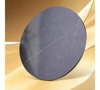 28" Marble Lazy Susan Turntable - 360° Rotating Heavy Duty Serving Tray, Round Centerpiece for Kitchen & Dining, Matte Gray, Perfect for Entertaining & Serving