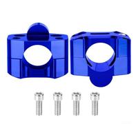 28 mm Aluminium Alloy Handlebar Riser for Motorcycles, ATVs and Off-Road Vehicles. Designed to Raise the Handlebar for Improved Riding and Arms on Longer Rides (Blue)