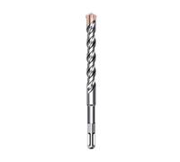 28 mm x 350 mm Masonry Drill Bit - Rotary Hammer Drill Bit with Carbide Tip & Alloy Steel Construction, Compatible with Concrete, Brick, and Block