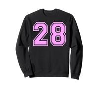 28 Number Twenty-Eight Sports Varsity College Girl Matching Sweatshirt