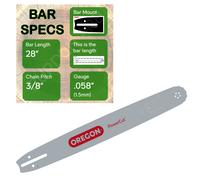 28" OREGON Bar for Husqvarna 562XP 565 570 572XP 572XPG 575 575XP 576XP & 576XPG