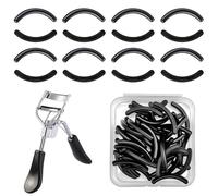 28-Pack Silicone Eyelash Curler Replacement Pads, Universal Fit for Most Eyelash Curlers, Soft & Durable Refill Cushions