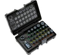 28 PACK TRX Hex Spline IMPACT Bit Set - 3/8" & 1/2" Square Drive Socket S2 STEEL