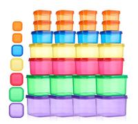 28 Pcs Portion Control Container Kit,21 Day Fix Containers And Food Plan,Multicolor Coded Containers,Meal Prep System Storage Containers,BPA Free Weight Loss Food Containers For Double Diet Plan