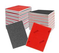 28 Pcs Sanding Sponge Set 120-4000 Grit Reusable 14 Different Specifications Sanding Pads Soft Foam Sand Block Wet Dry Sandpaper for Pipes Wood Furniture Drywall and Metal Polis