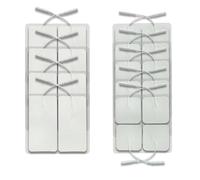 28 PCS Tens Machine Pads, 5x5cm Self-Adhesive Tens Electrode Pads with 2mm Connection for Tens EMS Units, Tens Machine Pads Replacement for Pain Treatment, Muscle Growth and Massage