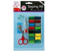 28 Piece Ideal Sewing Kit for Emergency Repairs, Travel, Gifting, University, Army, Armed Forces - Includes Scissors, Threads, Needles, Pins, Thimble