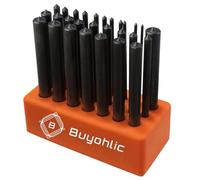 28 Piece Transfer Punch Set, 3/32" - 1/2", Heat Treated Alloy Steel Forging