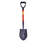 28" Small Compact Metal Garden Mini Micro Shovel Digging Spade Fibreglass Handle