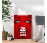 28 Weeks Later, Horror Movie Print, Scary Thriller Film Poster, A4 and A3 Size Frame Options Available,Great Home, Pub, Café, Bar Wall Art Print, House gift for horror lovers (A3 Print Only)