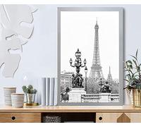 28" x 20" Picture Photo Frame Silver Frame, Poster Frame MDF Wooden Effect Frame with Styrene Front Wall Mounted Frame