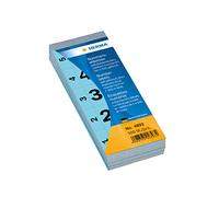 28 x 56 mm Self Adhesive Number Blocks - Blue (Pack of 500)