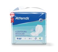 Attends - Contours regular 9 - Incontinence Pads - 1 pack of 28