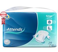 28 x Attends Slip Active 8 Large | Adult Unisex All in One Pads |1 Pack of 28