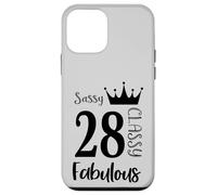 28 Year Old And Fabulous - Sassy Classy 28th Birthday Women Case for iPhone 12 mini
