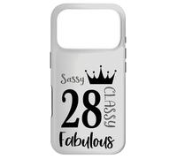 28 Year Old And Fabulous - Sassy Classy 28th Birthday Women Case for iPhone 17 Pro