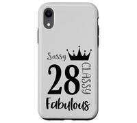 28 Year Old And Fabulous - Sassy Classy 28th Birthday Women Case for iPhone XR