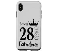 28 Year Old And Fabulous - Sassy Classy 28th Birthday Women Case for iPhone XS Max