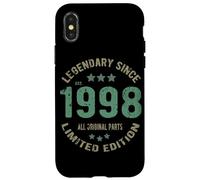 28 Year Old Bday Legend Since 1998 - Vintage 28th Birthday Case for iPhone X/XS