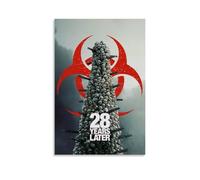 28 Years Later Wasteland Aesthetics Horror Movie Poster Wall Art Canvas Aesthetic Cover Poster Vintage Music And Movies Decorative Painting for Living Room Bed Room 08x12inch(20x30cm) Unframe-style