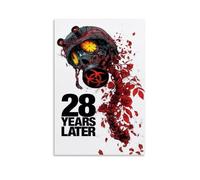 28 Years Later Wasteland Aesthetics Horror Movie Poster Wall Art Canvas Aesthetic Cover Poster Vintage Music And Movies Decorative Painting for Living Room Bed Room 16x24inch(40x60cm) Unframe-style