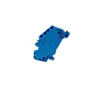 280-651 Connector: Rail - 0.08-2.5mm² Way: 1 Terminal: 3 Blue 800V WAGO