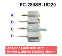 280 FC-280SB-16220 DC 12V Worm Gear Car Lock Actuator Rearview Folding Mirror electronic starter AUOQKQUT(D Motor without gear)