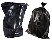 280 Gauge Extra Heavy Duty Black Bin Bags Compactor Refuse Sack Industrial Grade by OneOne (50 Bags)