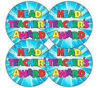 280 Holographic Sparkly Head Teachers Award Crown Motivational Childrens Pupils School Teachers Praise Reward Stickers Value Pack 37mm Primary Teaching Services