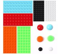 280 Pcs Combo Bump Dots for Visually Impaired - Multiple Sizes Low Vision Aids - Braille Stickers, Raised Tactile Dots for Elderly and Blind, High Contrast Colors