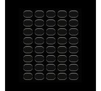 280 Pcs Poster Putty Clear Sticky Tack, 8mm*13mm Double Sided Dots Sticky, Transparent Adhesive Stickies Putty, Removable Museum Puttys, No Trace For Wall Pictures Hanging, for Photos Wall, Posters, K