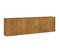 (280 x 40 x 80 cm) vidaXL Planter Garden Raised Bed Plant Pot Flower Box Flower Pot Corten Steel