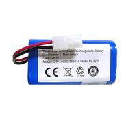 2800 mAh 14.8 V Vacuum Battery for Xiaomi MI G1 Mop Essential G1 MJSTG1 FC9601/FC9602 for Panasonic MC-WRC53 Phicomm X3 Puppy R30 Pro/R35 Robot Vacuum Cleaner Cylindrical (2 Prong)
