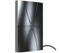 2800+ Miles Range Antenna for Smart TV Indoor/Outdoor,360° Reception Digital TV Antenna for Local Channels and All Smart/Old TVs-38ft Thick Coax Cable and Amplifier