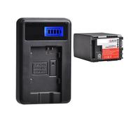 2800mAh BP-828 BP828 Battery + USB Charger，Compatible For Canon VIXIA HF G50 HF G60 XA40 XA45 GX10 HF G20 HF G21 HFG40 XA10 XA11(1 battery set)