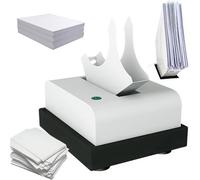 2800r/min Paper Jogger Sorting Machine, 50mm Box Width, 500 Pages Capacity, Removes Static & Scraps for A4/A5/A6 Documents