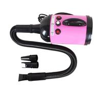 2800W Dog Grooming Dryer Pet Hair Cat Blower Warm Wind Adjustable Fast Safe Drying(Pink)