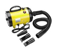 2800W Dog Grooming Dryer Pet Hair Cat Blower Warm Wind Adjustable Fast Safe Drying(Yellow)