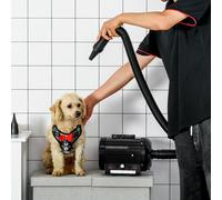 PawHut Dog Pet Grooming Hairdryer Heater - Black